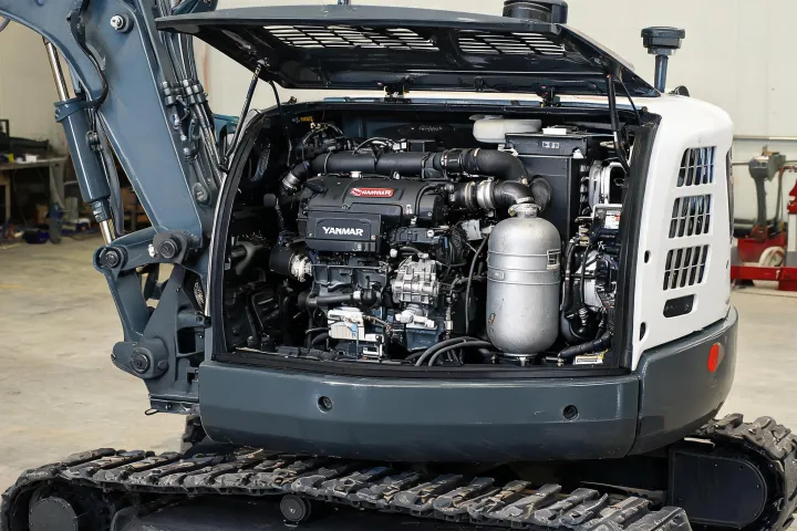 Yanmar Tier 4 Final diesel engine bay
