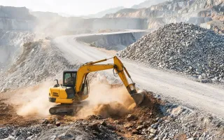 Quarry edge support